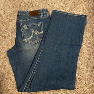 Maurices 9/10 straight leg jeans, slight flare